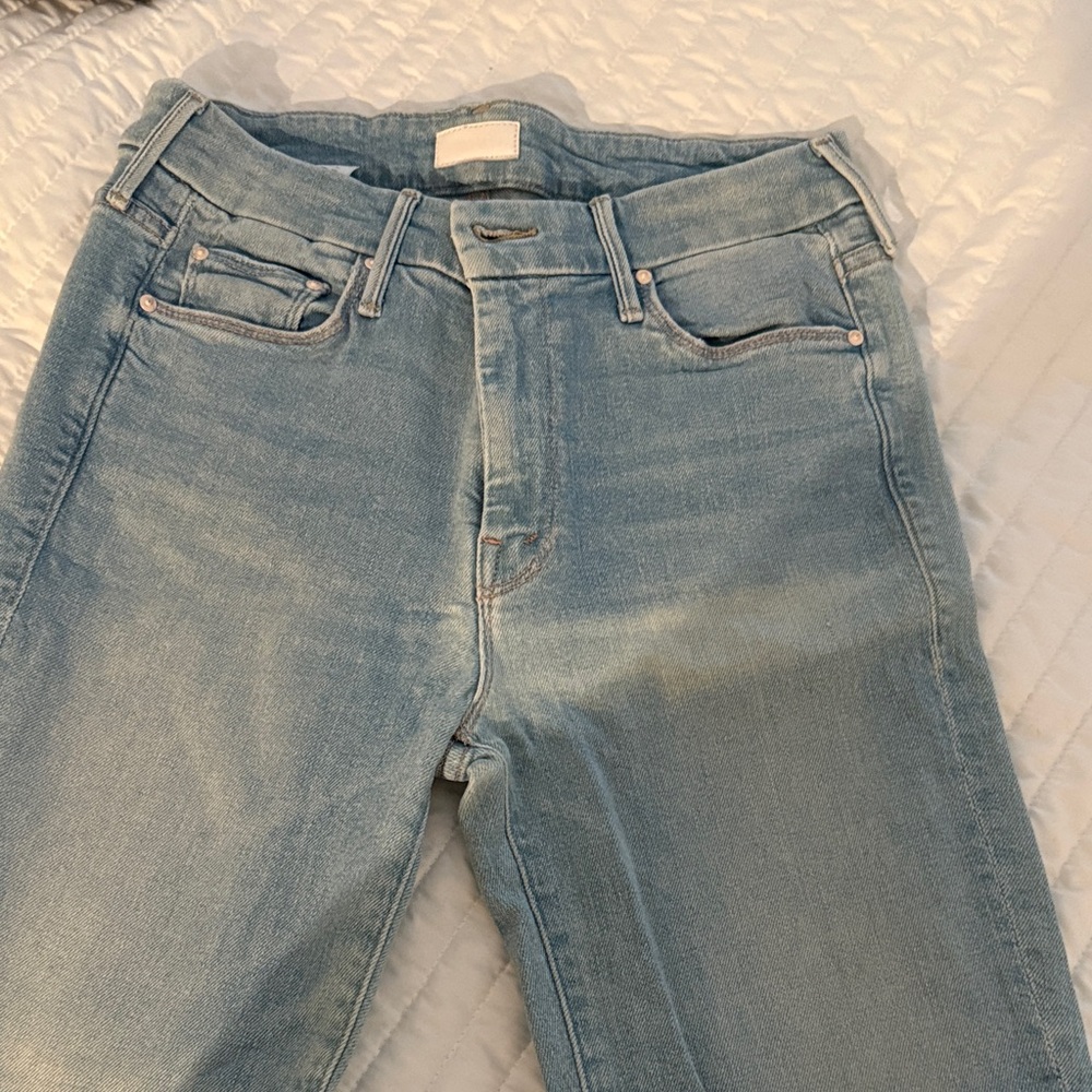 MOTHER Light Blue Skinny Jeans